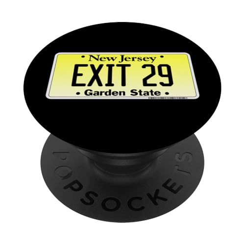 New Jersey NJ GSP Parkway Nummernschild Exit 29 PopSockets Klebender PopGrip von NJ New Jersey Garden State Parkway Apparel