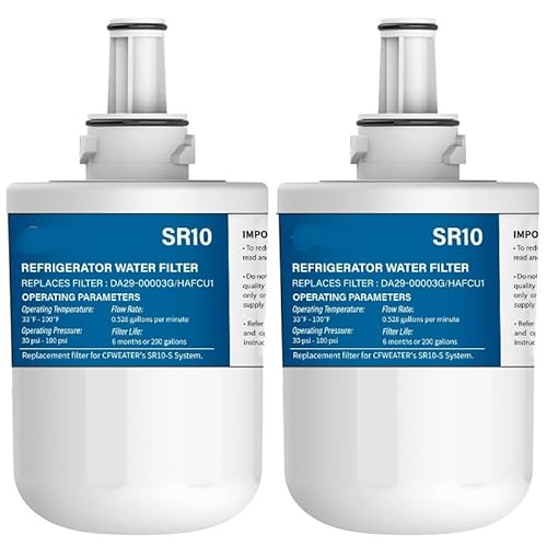 1-6 Stück DA29 00003G Wasserfilter Ersatz, Kompatibel Mit Samsung, DA29-00003B, DA29-00003A Kühlschrank-Wasserfilter HAFCU1(2Pcs) von NJIRGOXS