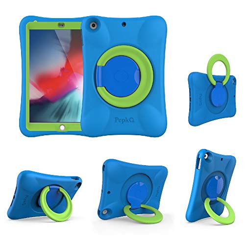 NLR Kinder Eva Schutzhülle für iPad | Multidirektionsstabiler Stand | Kompatibel mit 10,5 Zoll iPad Air 2019 (3. Generation) (Blau + Grün) von NLR FUN