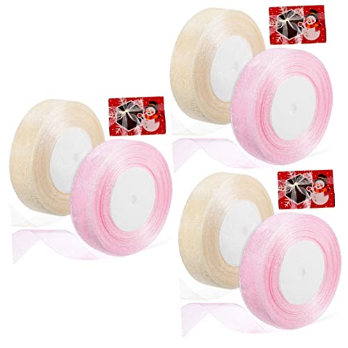 NOLITOY 3 Sätze Mesh-bänder Wandleuchte Luftdicht Herrscher Schräg Ende Teilt Lampenschirme Für Tischlampen Außenspulen Spielzeugständer Doppelter Klauenclip Korb Polyester 2 Rollen * 3 von NOLITOY