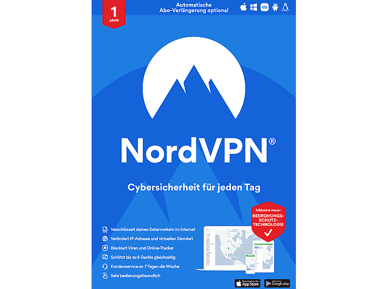 NORDVPN STANDARD 1Y - [Multiplattform] von NORD VPN