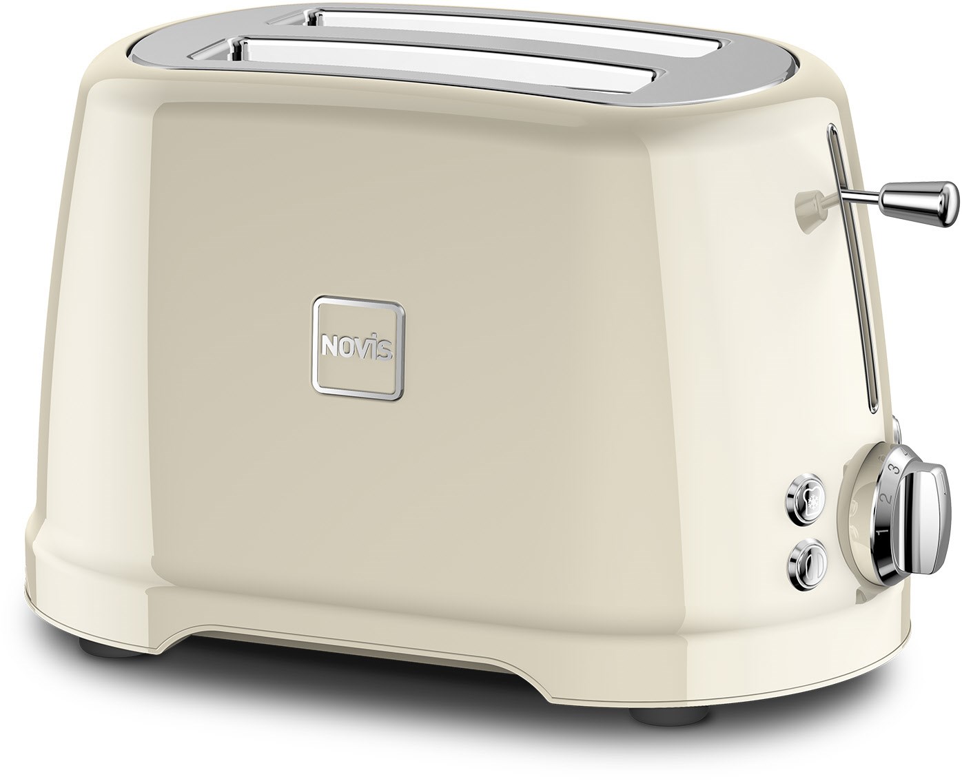 Toaster T2 Kompakt-Toaster creme von NOVIS
