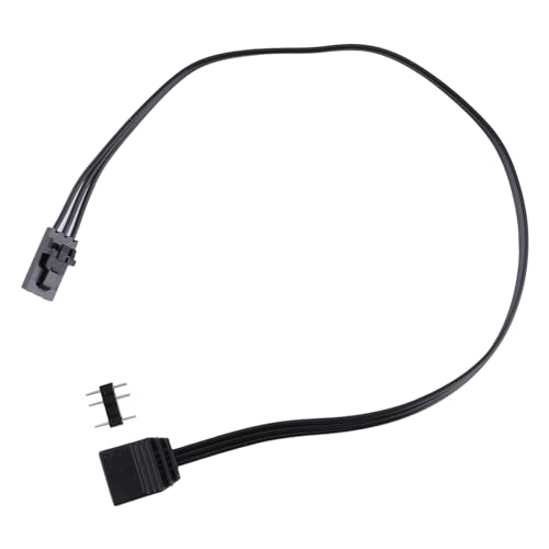 NPXUAMTJ 5V3Pin ARGB Adapterkabel Perfekt Für RGB 4Pin Für AuraandMSI Light Connector von NPXUAMTJ