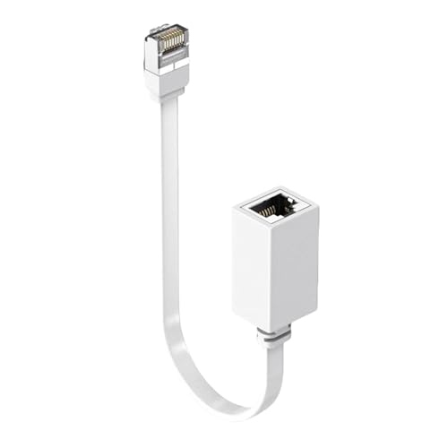 NPXUAMTJ Ethernet Verlängerungskabel Netzwerk Cat7-Ethernet Verlängerungskabel Adapter RJ45-Kabel Abgeschirmter Stecker Auf Buchse von NPXUAMTJ