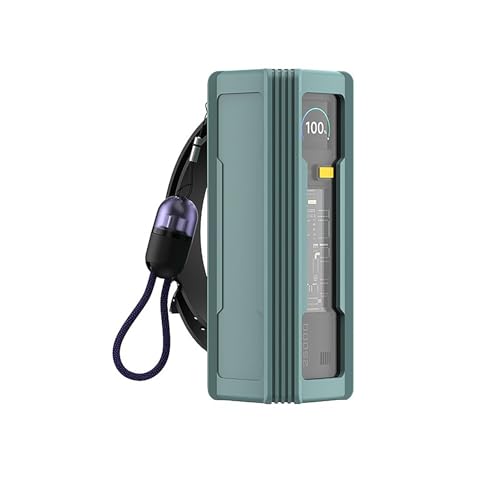 NPXUAMTJ Schützendes Silikongehäuse für 25000 mAh Leistung, komfortable Handhabung, Geschäftsreisen unverzichtbar NPXUAMTJ Schützendes Silikongehäuse für 25000 mAh Leistung, komfortable Handhabung, Geschäftsreisen unverzichtbar von NPXUAMTJ