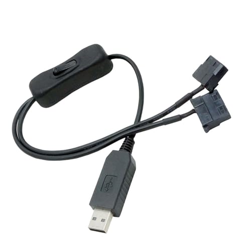 NPXUAMTJ USB Zu-4-Pin PC Lüfter Netzteilkabel 12-V Ausgang Für Computer Lüfter PVC Isoliert von NPXUAMTJ