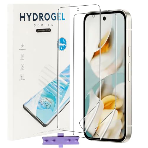 NUCNOK 2 Stück Schutzfolie für Google Pixel 9A,Weiche Flexibilität Hydrogel Folie mit Positionierhilfe,Fingerabdruck-ID Unterstützen,Kratzfest Keine Blasen NUCNOK 2 Stück Schutzfolie für Google Pixel 9A,Weiche Flexibilität Hydrogel Folie mit Positionierhilfe,Fingerabdruck-ID Unterstützen,Kratzfest Keine Blasen von NUCNOK
