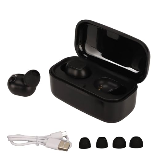 NUMNBE Bluetooth-Übersetzungs-Ohrhörer, 84 Sprachen, Echtzeit-Stereo-Übersetzer-Kopfhörer für Musikanrufe und geschäftliche Reisen (Black) von NUMNBE