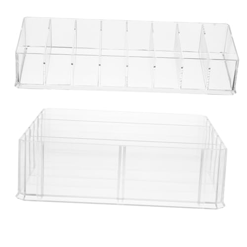 NUOBESTY 1 Satz Transparente Organisation Und Aufbewahrung Im Klassenzimmer Acryl Ablagefach Für Bargeldbudgetierung Durchsichtiger Schubladen Organizer Durchsichtiger 2Stk von NUOBESTY