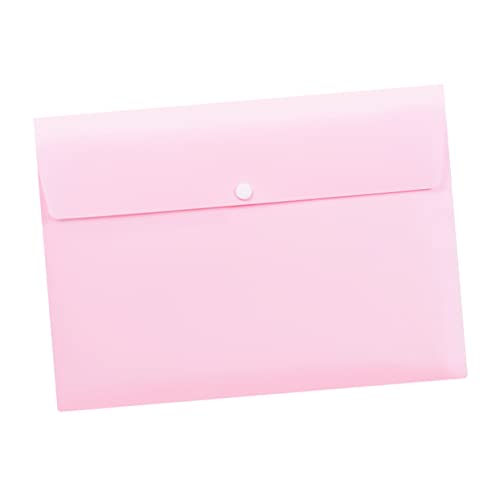 NUOBESTY 10St Dokumenten-Tragetasche Aktenhalter Mail Organizer Wandhalterung Klarsichttaschen mit Reißverschluss briefumschläge geldumschläge pp-Dateiordner Organisator aus Papier Rosa von NUOBESTY