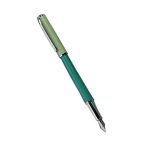 NUOBESTY 1Stk Stift schreibwaren schreibutensilien Unterschrift büromaterial kalligrafie pen glatter Füllfederhalter grüner Füllfederhalter Schulbriefpapier Studenten liefern Metall Green von NUOBESTY