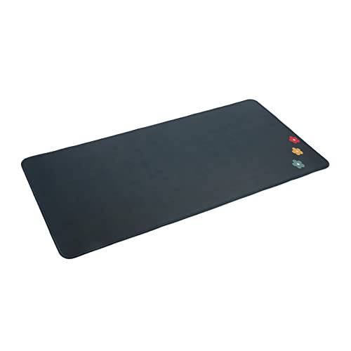 NUOBESTY 1stk Blumen-mausunterlage Gepolsterte Spielmatte Große Schreibtischunterlage Rechteckiges Mauspad Gaming-pad Große Laptopunterlage Rechteckige Mauspads Gaming-mauspads Black Gummi von NUOBESTY