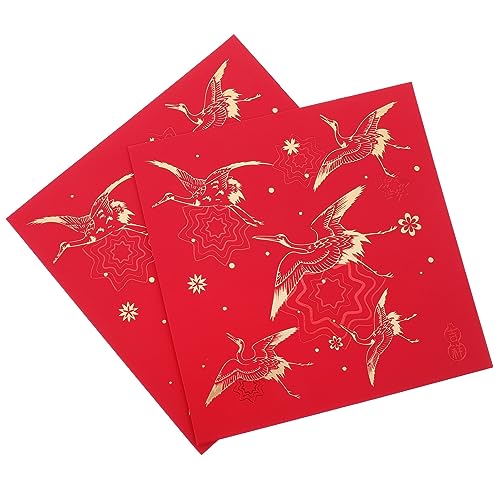 NUOBESTY 2 Stück Neujahrs Karte Bestickt Du Segenskarte Für Das Neue Jahr Grußkarten Für Das Neue Jahr Karten Zum Frühlingsfest Glücklich Dekorationen Leere Karten Ochse Xi Hoch Rot Papier NUOBESTY 2 Stück Neujahrs Karte Bestickt Du Segenskarte Für Das Neue Jahr Grußkarten Für Das Neue Jahr Karten Zum Frühlingsfest Glücklich Dekorationen Leere Karten Ochse Xi Hoch Rot Papier von NUOBESTY