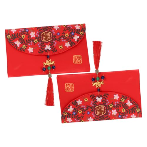 NUOBESTY 2 Stück Rote Umschlagtasche Briefumschläge Traditionelle Geldumschläge Inhaber Von Hochzeitsgeldern Rotes Umschlagfest Eid Mubarak Geldumschläge Hochzeit Roter Umschlag Stoff NUOBESTY 2 Stück Rote Umschlagtasche Briefumschläge Traditionelle Geldumschläge Inhaber Von Hochzeitsgeldern Rotes Umschlagfest Eid Mubarak Geldumschläge Hochzeit Roter Umschlag Stoff von NUOBESTY