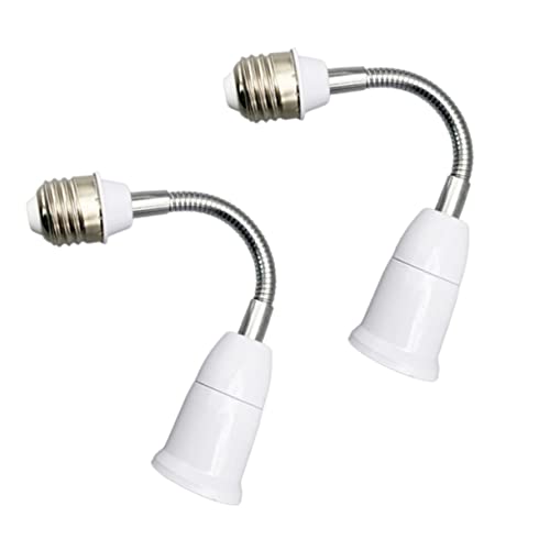 NUOBESTY 2Stücke Lampenfassung Flexibler Verlängerungsadapter mit Schraubmontage für Lampen Biegsame Glühbirnenhalterung für Deckenlampen und Wandleuchten NUOBESTY 2Stücke Lampenfassung Flexibler Verlängerungsadapter mit Schraubmontage für Lampen Biegsame Glühbirnenhalterung für Deckenlampen und Wandleuchten von NUOBESTY