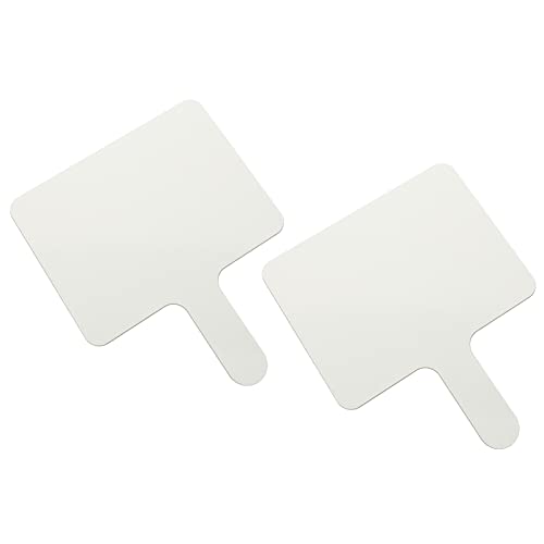 NUOBESTY 6 Stk Antworttafel doppelseitige Paddel tragbares Whiteboard groß Whiteboard Lehrstütze weiße Tafel Handlich Reaktionsplatte Requisiten Antworten Mann von NUOBESTY