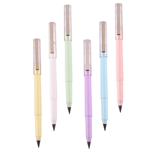 NUOBESTY 6 Stück Zeichenstifte Für Künstler Tintenloser Zeichenstift Bleistift Mit Radiergummi Farbige Löschbare Bleistifte Tintenloser Bleistift Buntstifte Für Erwachsene Plastik NUOBESTY 6 Stück Zeichenstifte Für Künstler Tintenloser Zeichenstift Bleistift Mit Radiergummi Farbige Löschbare Bleistifte Tintenloser Bleistift Buntstifte Für Erwachsene Plastik von NUOBESTY