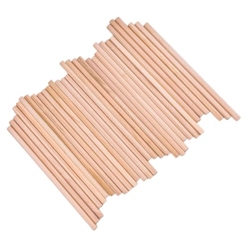 NUOBESTY 60St Bleistift Kunststifte schreibutensilien stempelstifte für pastellkreidestifte pencil skizzierstifte crayon schreibwaren Skizzenmalzubehör Skizzenstift Holz Light Brown von NUOBESTY