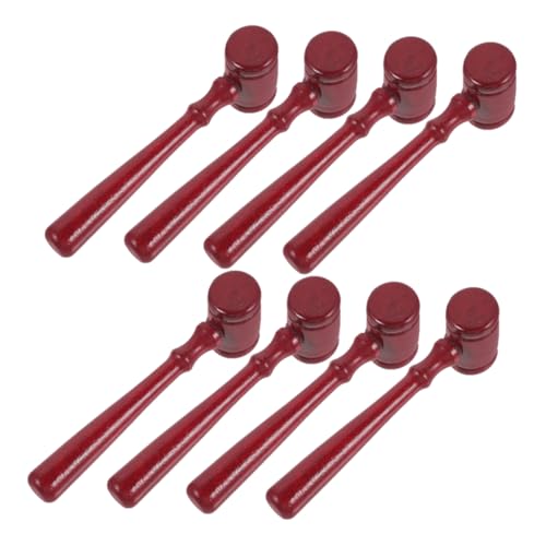 NUOBESTY 8 Stück Richterhammer Mini Hammer Richterhammer Für Partys Richterhammer Richter Requisite Für Richterhammer Kleine Hämmer Schlaghammer Hammer Aus Holz NUOBESTY 8 Stück Richterhammer Mini Hammer Richterhammer Für Partys Richterhammer Richter Requisite Für Richterhammer Kleine Hämmer Schlaghammer Hammer Aus Holz von NUOBESTY