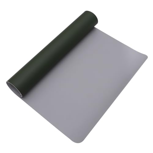 NUOBESTY Mauspad tischchen Maussteuerung verlängertes Polster Büroblock Computer-Pad Desktop-Matte Unterlage PU-Pad Home-Pad Dark Green von NUOBESTY