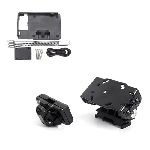 NVETJMUA Motorrad Telefon Halterung Für Suzuki Für V-Strom 800DE 2023 Motorrad 13mm /16mm GPS Navigation Halterung Unterstützung Handy Halter Halterung Motorrad Handy halterungen(Set) von NVETJMUA