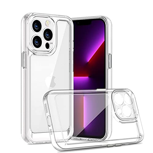 NVYRO Transparente Handyhülle für iPhone 14 13 Pro Max 11 12 X XR XS Max Linsenschutz Harte PC-Abdeckung, T3, für iPhone 14 von NVYRO