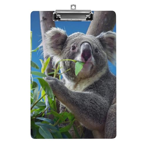 Koala Klemmbrett Zum Aufhängen Clipboard Hartplatten Klemme Für Papier Dokumente von NYKVTG