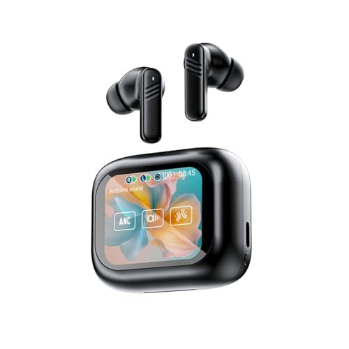 NZDFH Bluetooth-Headset mit Intelligentem Touchscreen, TouchSteuerung, Kabellose Bluetooth 5.4-Kopfhörer, Bluetooth-Sportkopfhörer mit Intelligentem Touchscreen, Kopfhörer Kabellos Bluetooth von NZDFH