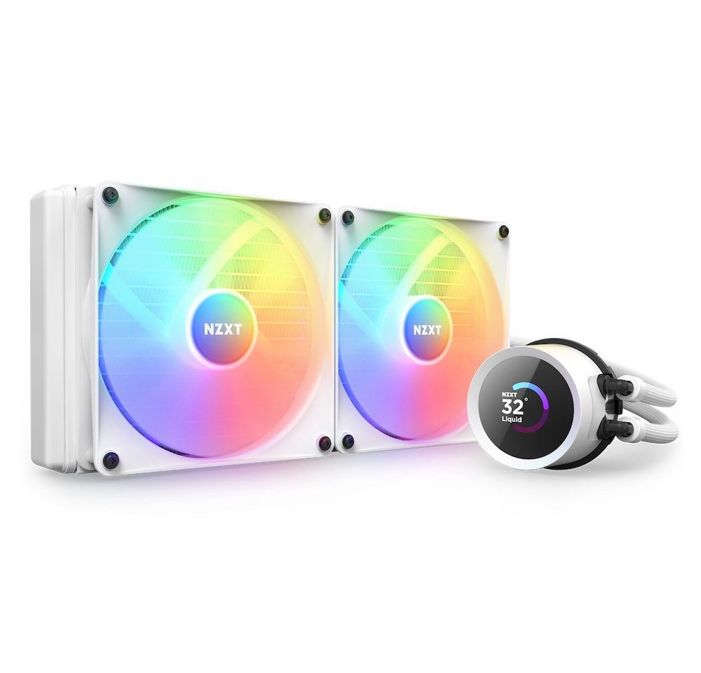 NZXT CPU Kühler RL-KR280-W1 Kraken 280 RGB Prozessor All-in-One-Flüssigkeitskühler, 14 cm von NZXT