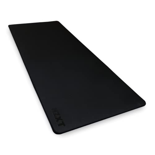 NZXT Mauspad MXL900 MM-XXLSP-BL - 900 mm x 350 mm - schmutzabweisende Beschichtung - reibungsarme Oberfläche - weiche und Glatte Oberfläche - rutschfeste Gummiunterseite - Schwarz von NZXT