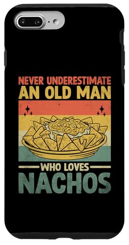 Hülle für iPhone 7 Plus/8 Plus Unterschätze niemals einen alten Mann, der Nachos liebt von Nachos Mexican Food Nacho Lover Gifts