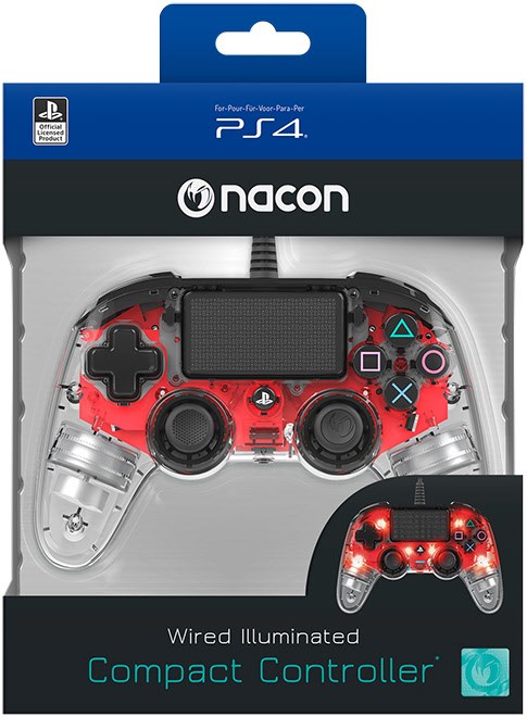 Controller Light Edition rot von Nacon