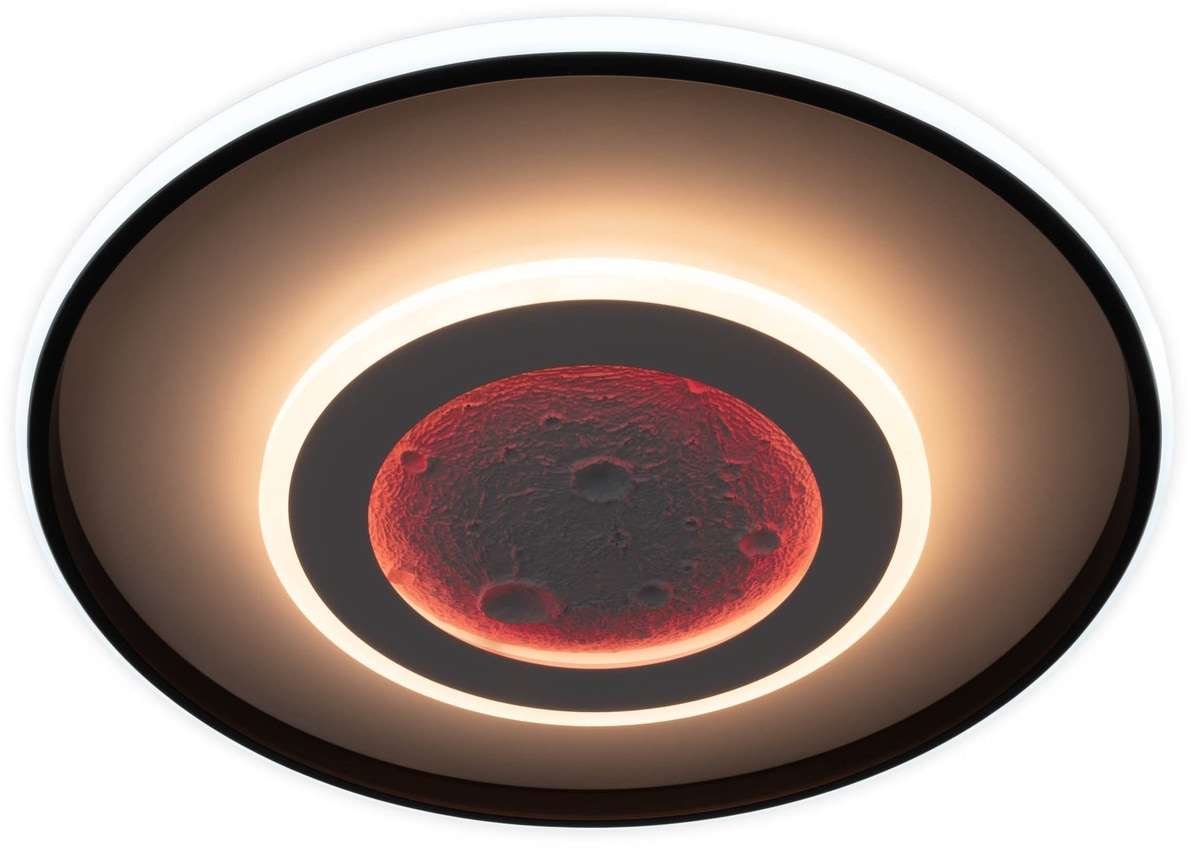 NÄVE LED-Deckenleuchte 1408377, 33W, 1800lm, CCT, weiß/schwarz, 50cm NÄVE LED-Deckenleuchte 1408377, 33W, 1800lm, CCT, weiß/schwarz, 50cm von Näve