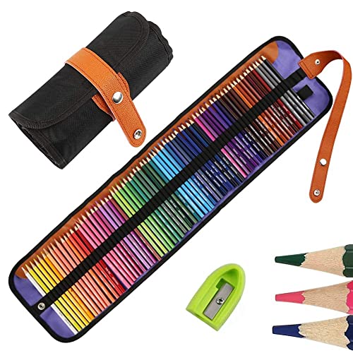 Nakeey 72 Buntstifte Set, Zeichnen Bleistifte Art Set für Professionelle Farbmischung Malen und Skizzen, Holzfarbstifte für Malbücher für Erwachsene Schüler Kinder von Nakeey