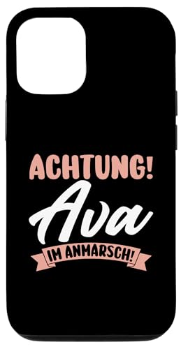 Hülle für iPhone 12/12 Pro Vorname Ava von Name Ava Geschenk