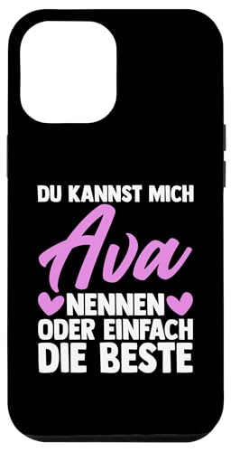 Hülle für iPhone 14 Pro Max Vorname Ava von Name Ava Geschenk