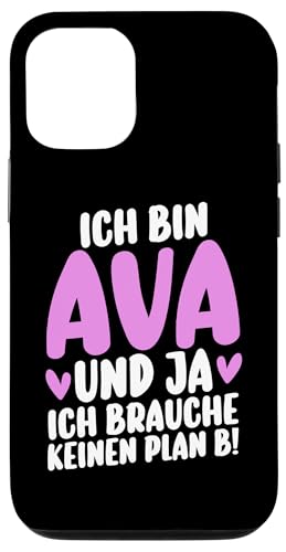 Hülle für iPhone 14 Pro Vorname Ava von Name Ava Geschenk