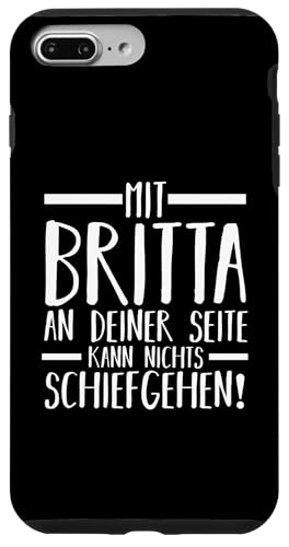 Hülle für iPhone 7 Plus/8 Plus Vorname Britta von Name Britta Geschenk