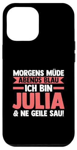 Hülle für iPhone 14 Plus Vorname Julia von Name Julia Geschenk