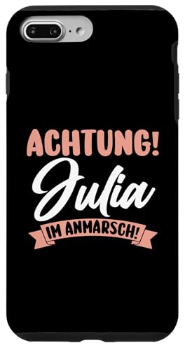 Hülle für iPhone 7 Plus/8 Plus Vorname Julia von Name Julia Geschenk