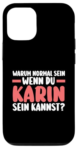 Hülle für iPhone 14 Pro Vorname Karin von Name Karin Geschenk