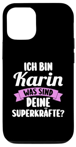 Hülle für iPhone 14 Vorname Karin von Name Karin Geschenk