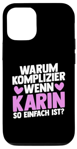 Hülle für iPhone 15 Vorname Karin von Name Karin Geschenk