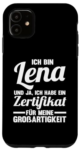 Hülle für iPhone 11 Vorname Lena von Name Lena Geschenk