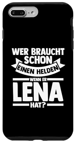 Hülle für iPhone 7 Plus/8 Plus Vorname Heldin Lena von Name Lena Geschenk