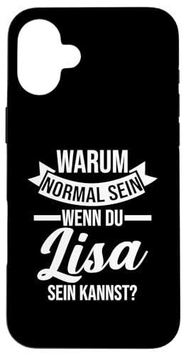 Hülle für iPhone 16 Plus Vorname Lisa von Name Lisa Geschenk