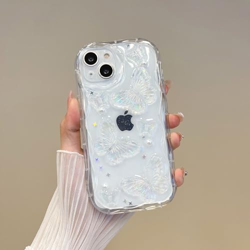 Namzi Schutzhülle für iPhone 14 / iPhone 15, langlebig, atemberaubend, wunderschön, ästhetisch, modisch, transparent, A3 von Namzi