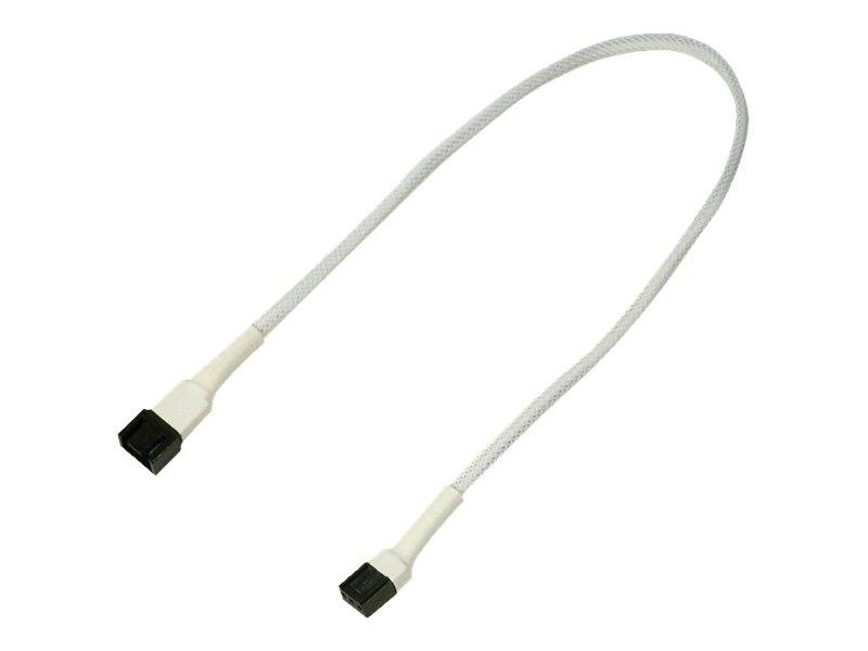 Kabel Nanoxia 3-Pin Verlängerung, 30 cm, weiß von Nanoxia