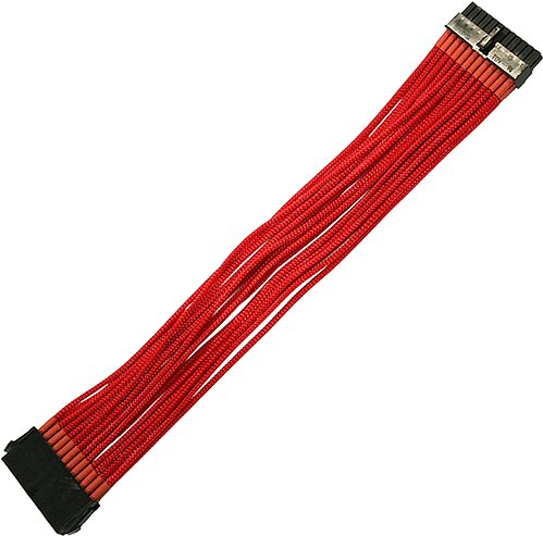 Nanoxia 24-Pin ATX Verl�ngerung - Spannungsversorgungs-Verl�ngerungskabel - 30cm - Rot (900300024) von Nanoxia