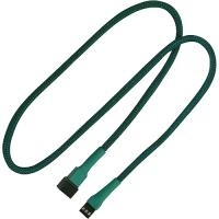 Nanoxia 3-Pin Molex Verl�ngerung - Spannungsversorgungs-Verl�ngerungskabel - Molex, 3-polig - Molex, 3-polig - 60 cm - Gr�n von Nanoxia